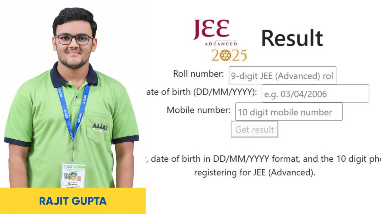 JEE Advanced Result 2025
